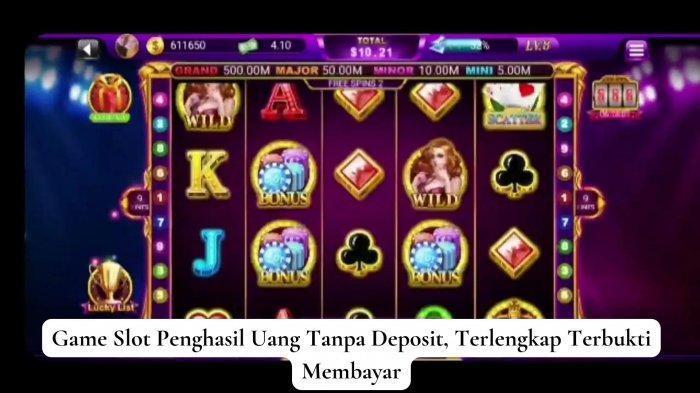 Game Slot Online Penghasil Uang